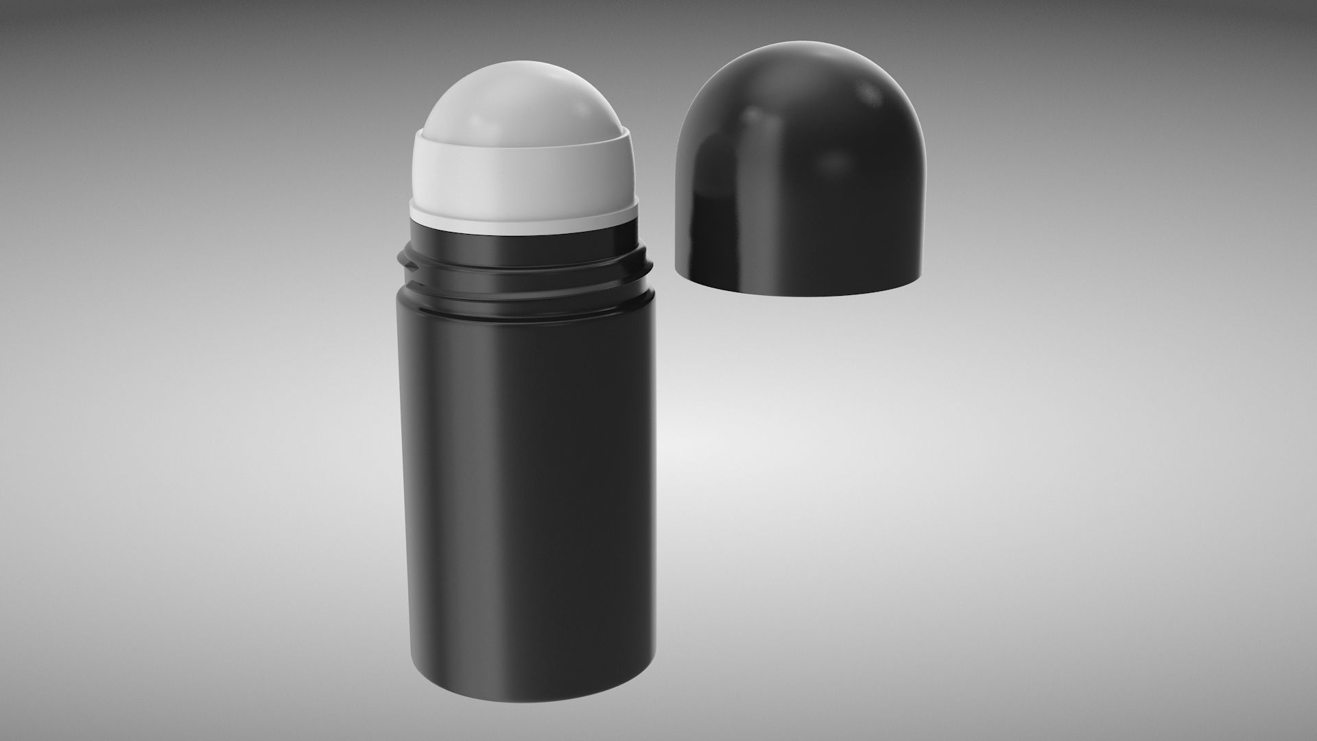 Antiperspirant lipstick tube Low-poly 3D model_2