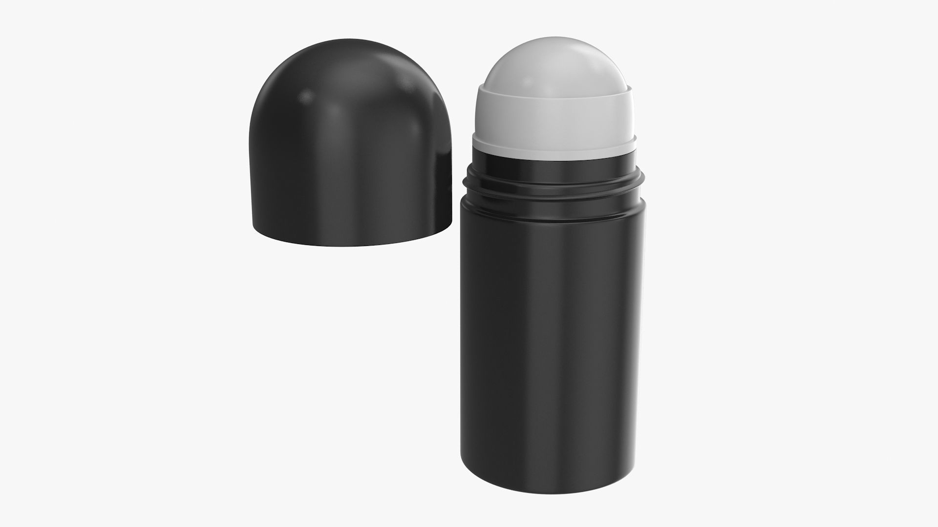 Antiperspirant lipstick tube Low-poly 3D model_4