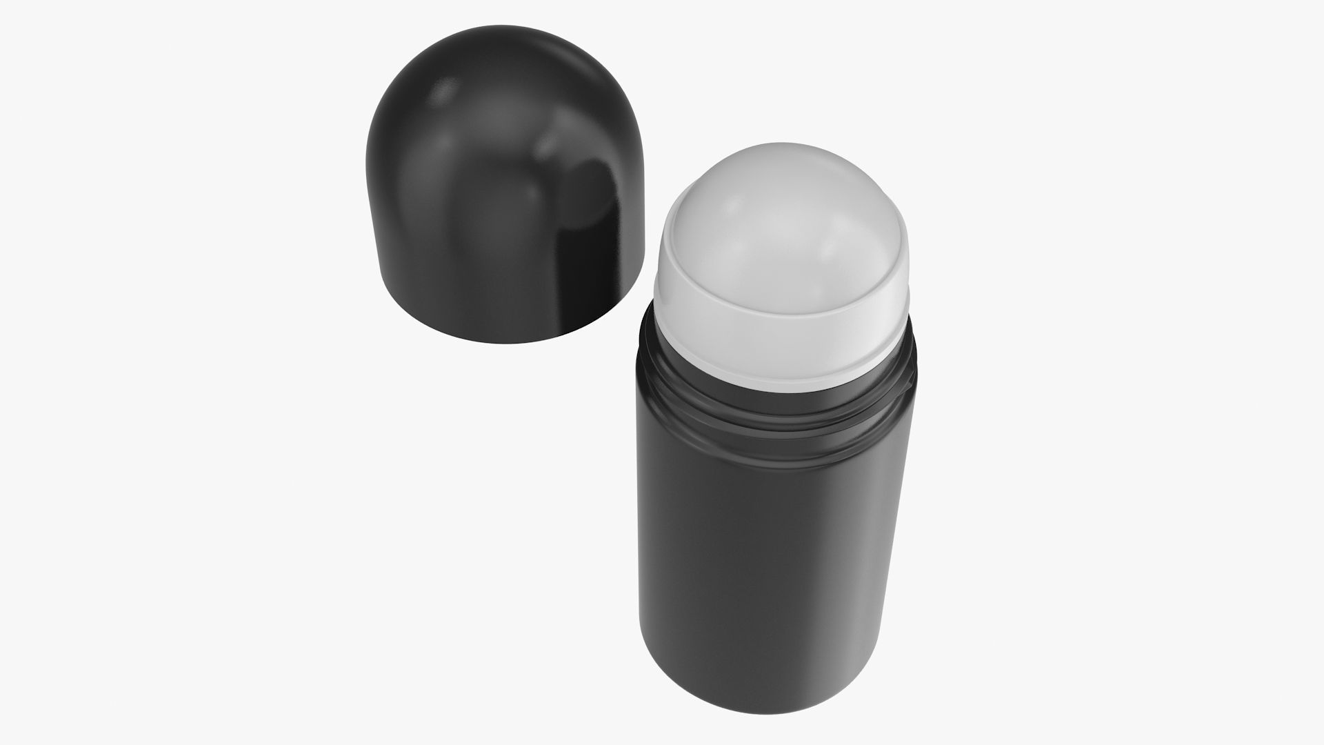 Antiperspirant lipstick tube Low-poly 3D model_5
