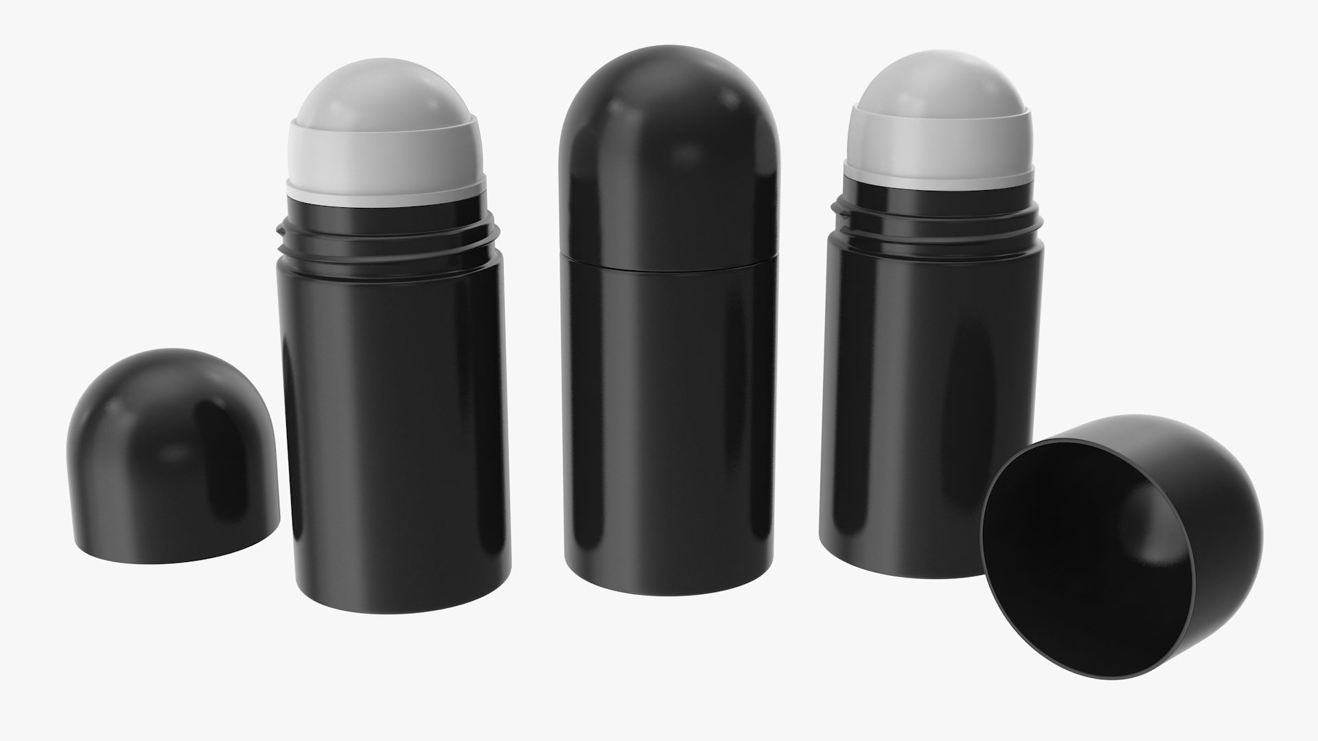 Antiperspirant lipstick tube Low-poly 3D model_8