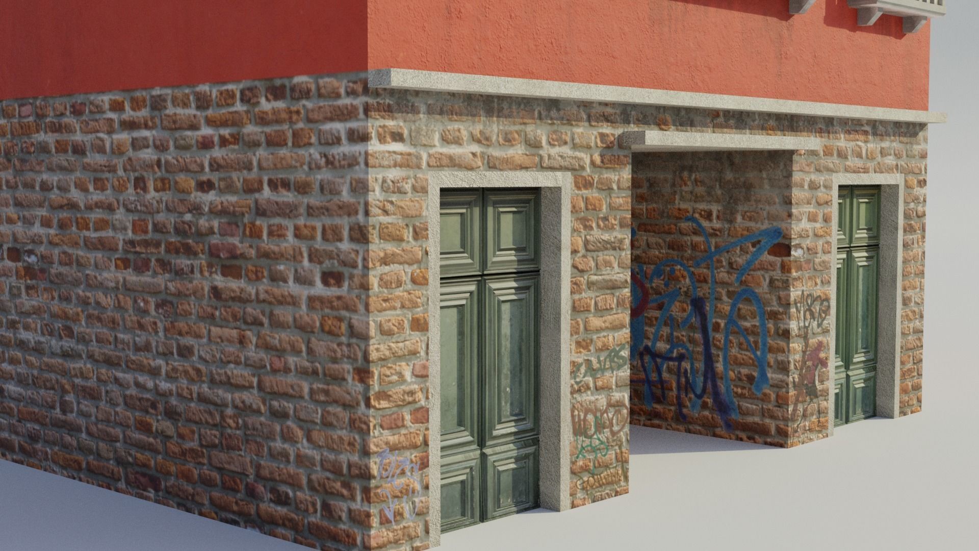 Venice buildings and bridge 3D Model Collection_10