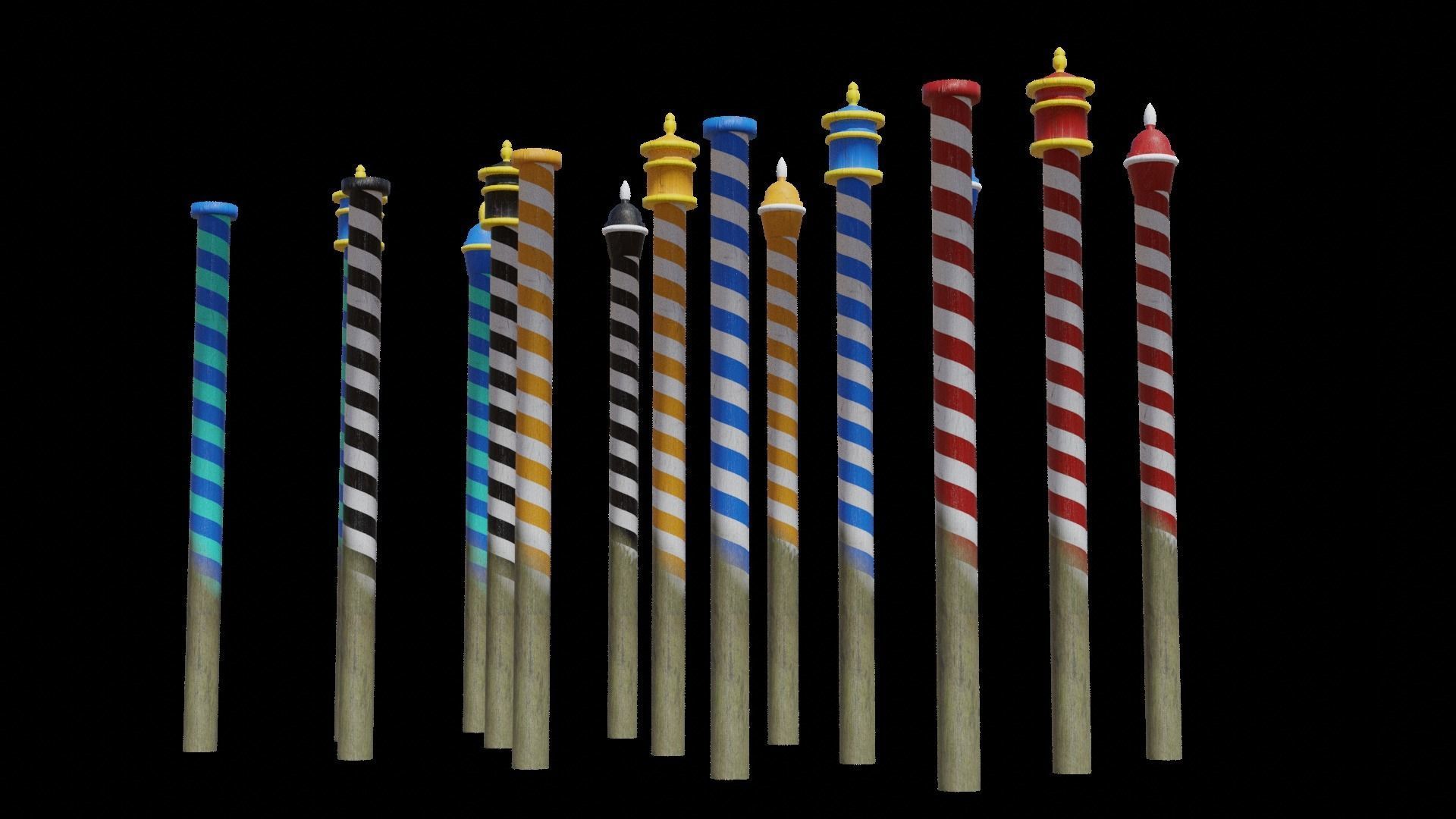 Venice buildings and bridge 3D Model Collection_14