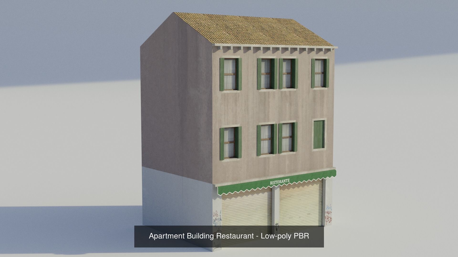 Venice buildings and bridge 3D Model Collection_2