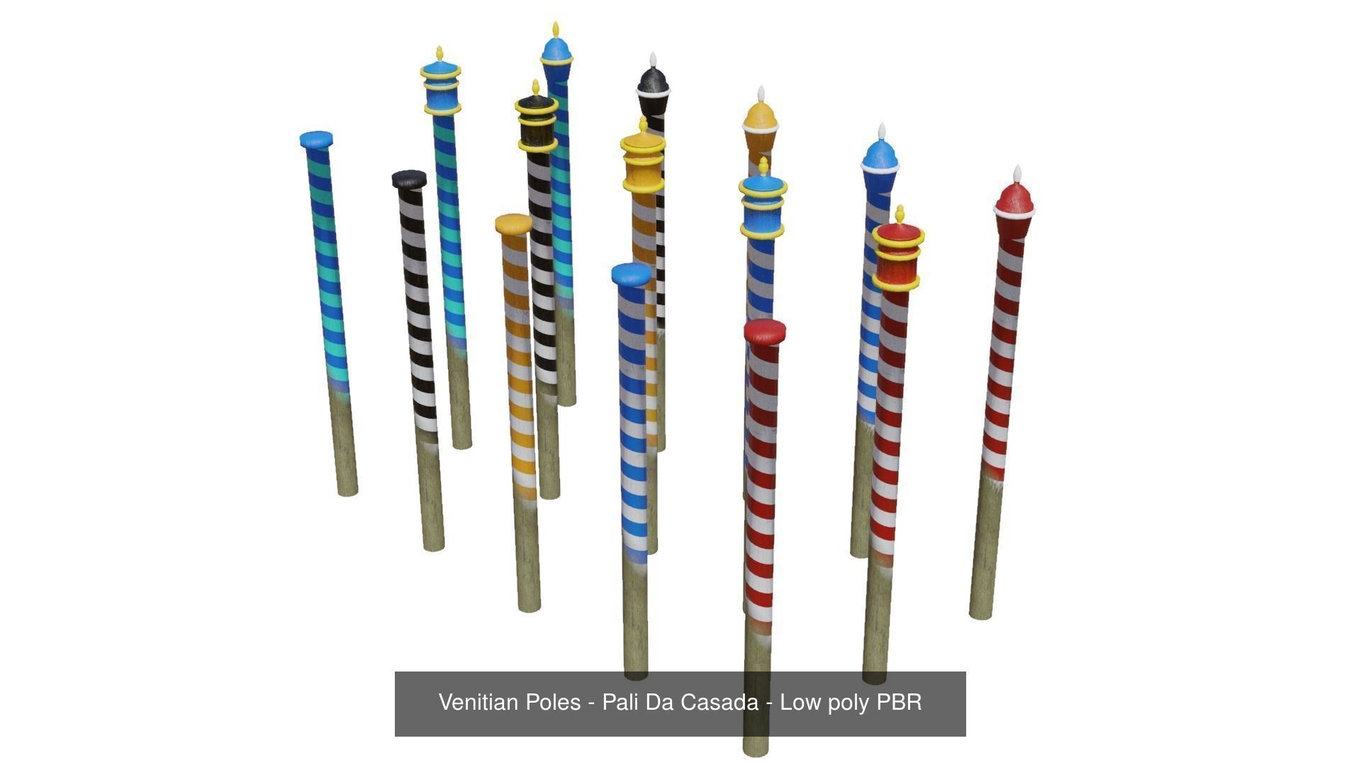 Venice buildings and bridge 3D Model Collection_7