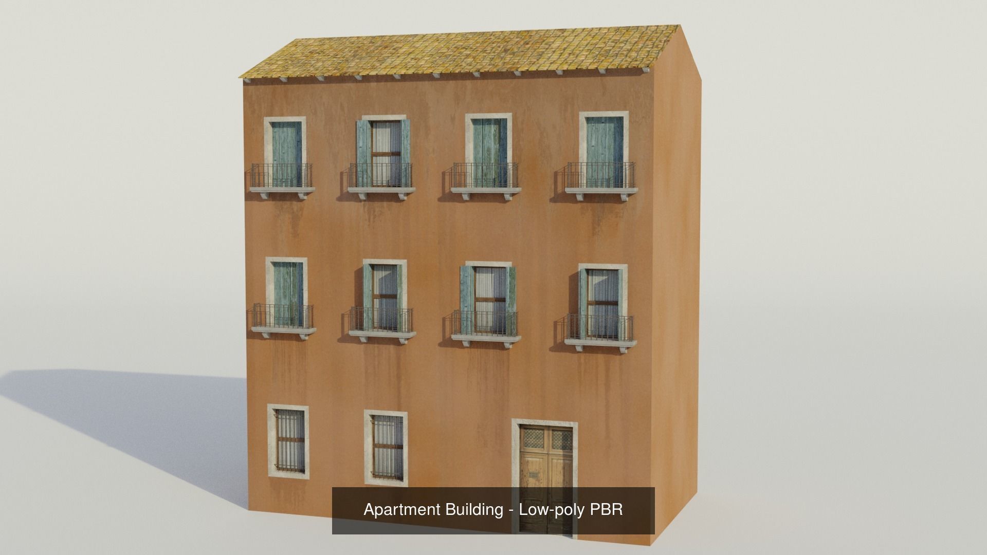 Venice buildings and bridge 3D Model Collection_5