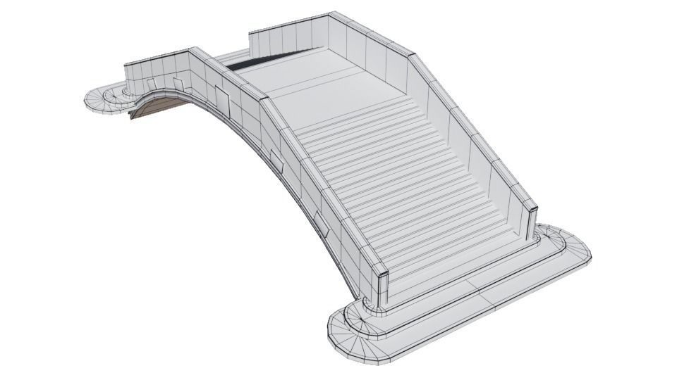 Venice buildings and bridge 3D Model Collection_13