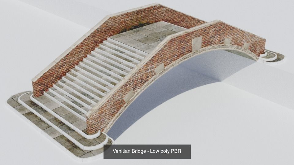Venice buildings and bridge 3D Model Collection_4