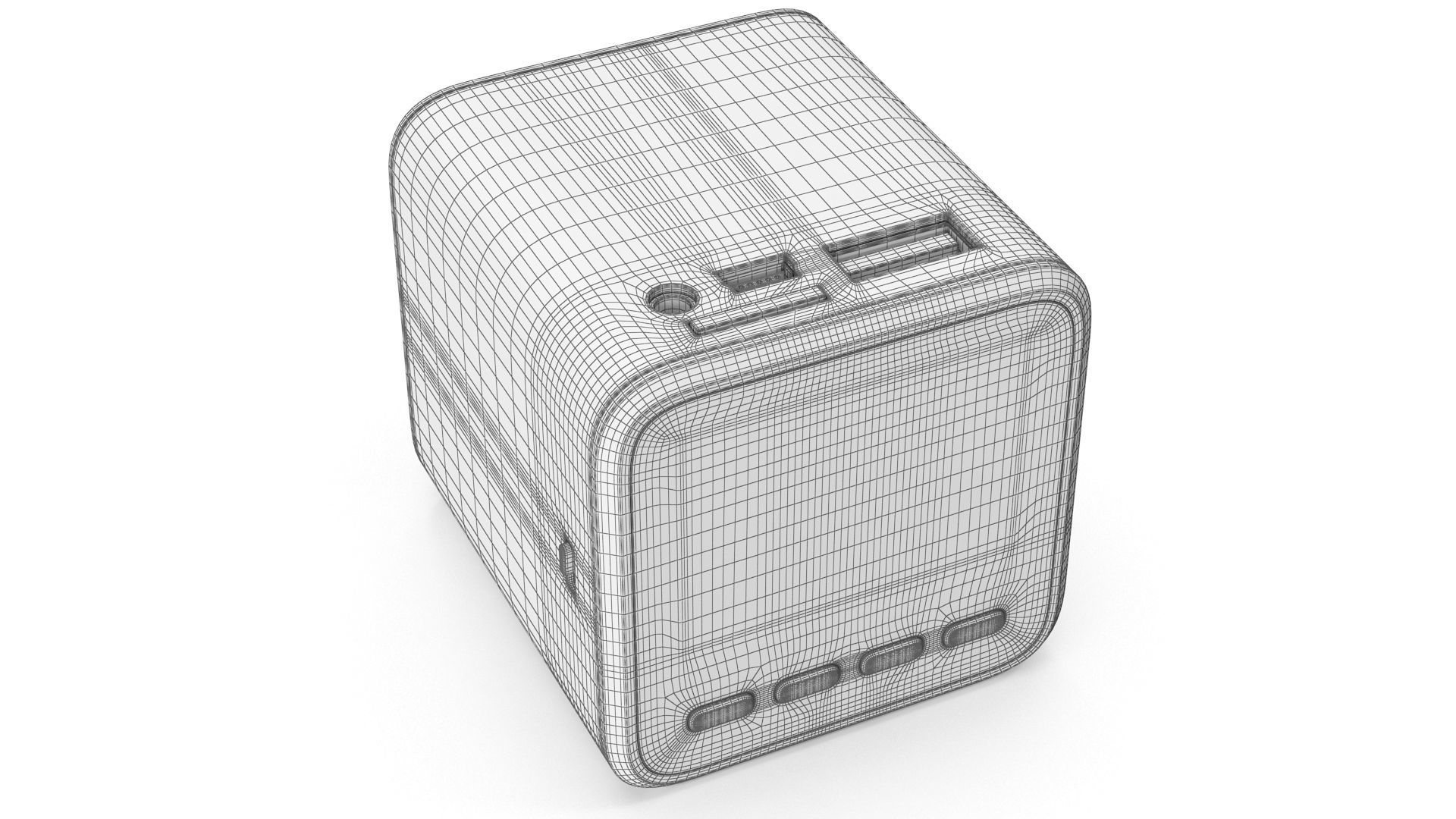 Mp3 Player Low-poly 3D model_8