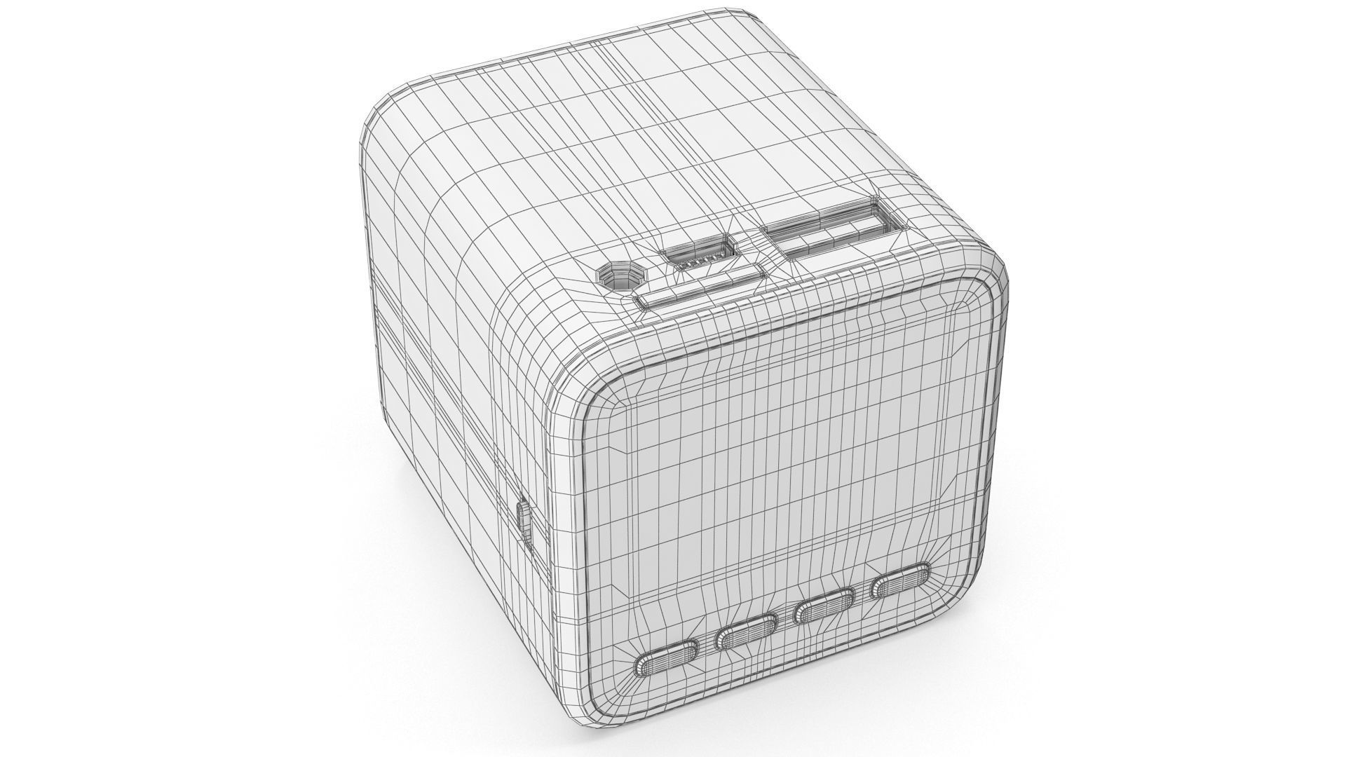 Mp3 Player Low-poly 3D model_7