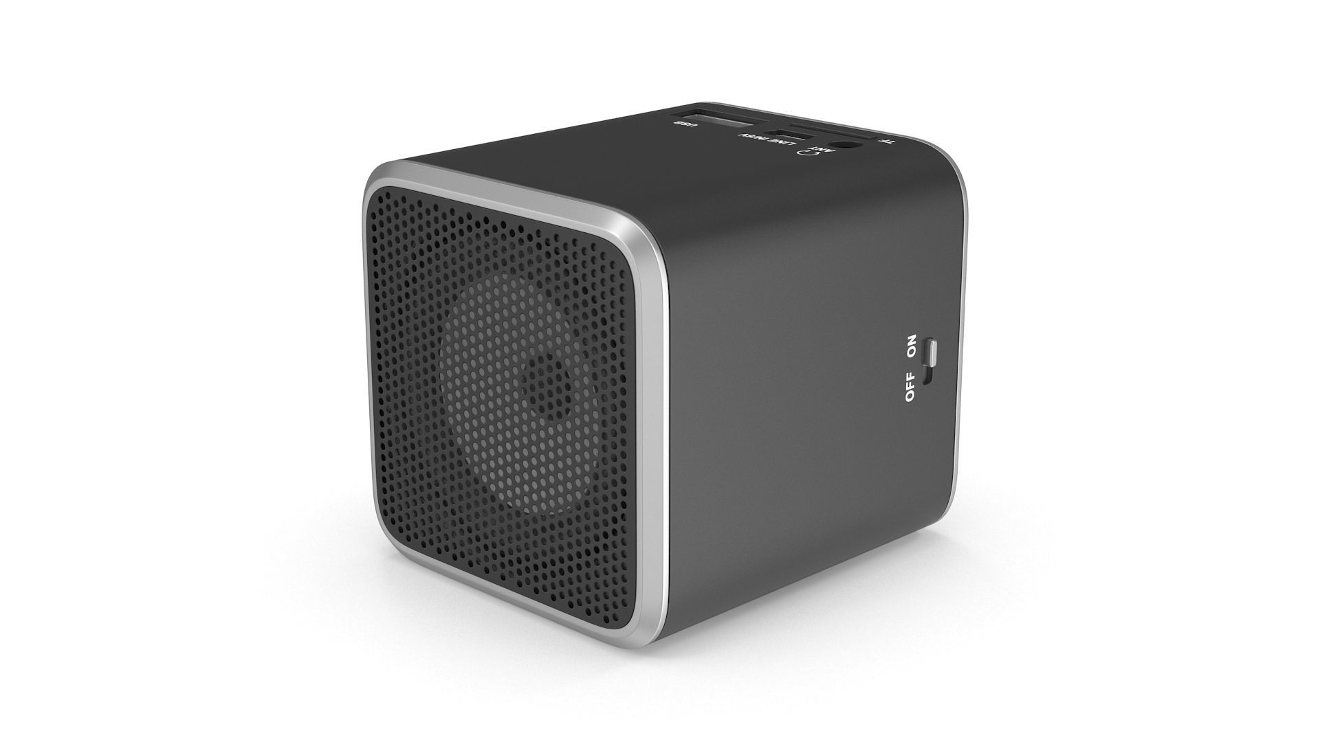 Mp3 Player Low-poly 3D model_3