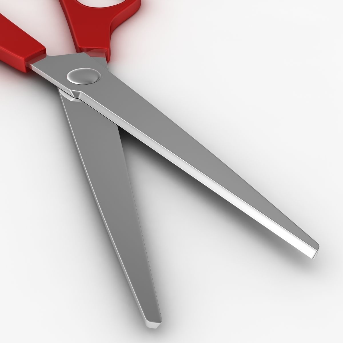 Scissors pair of Low-poly 3D model_3