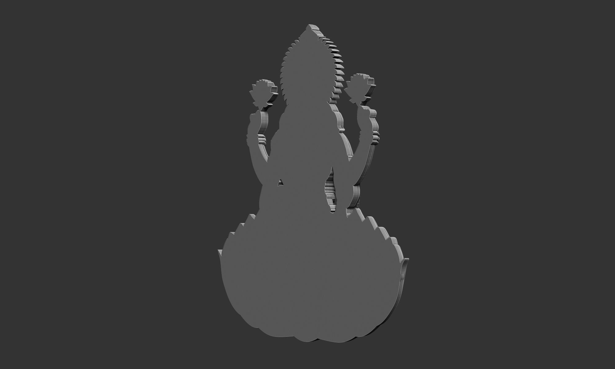 Laxmi Ji Welcome Model 3D Model Collection_19