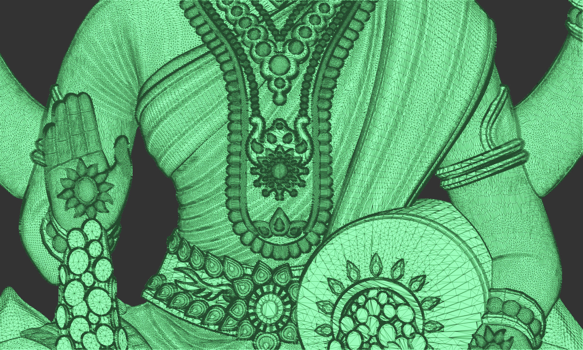 Laxmi Ji Welcome Model 3D Model Collection_20