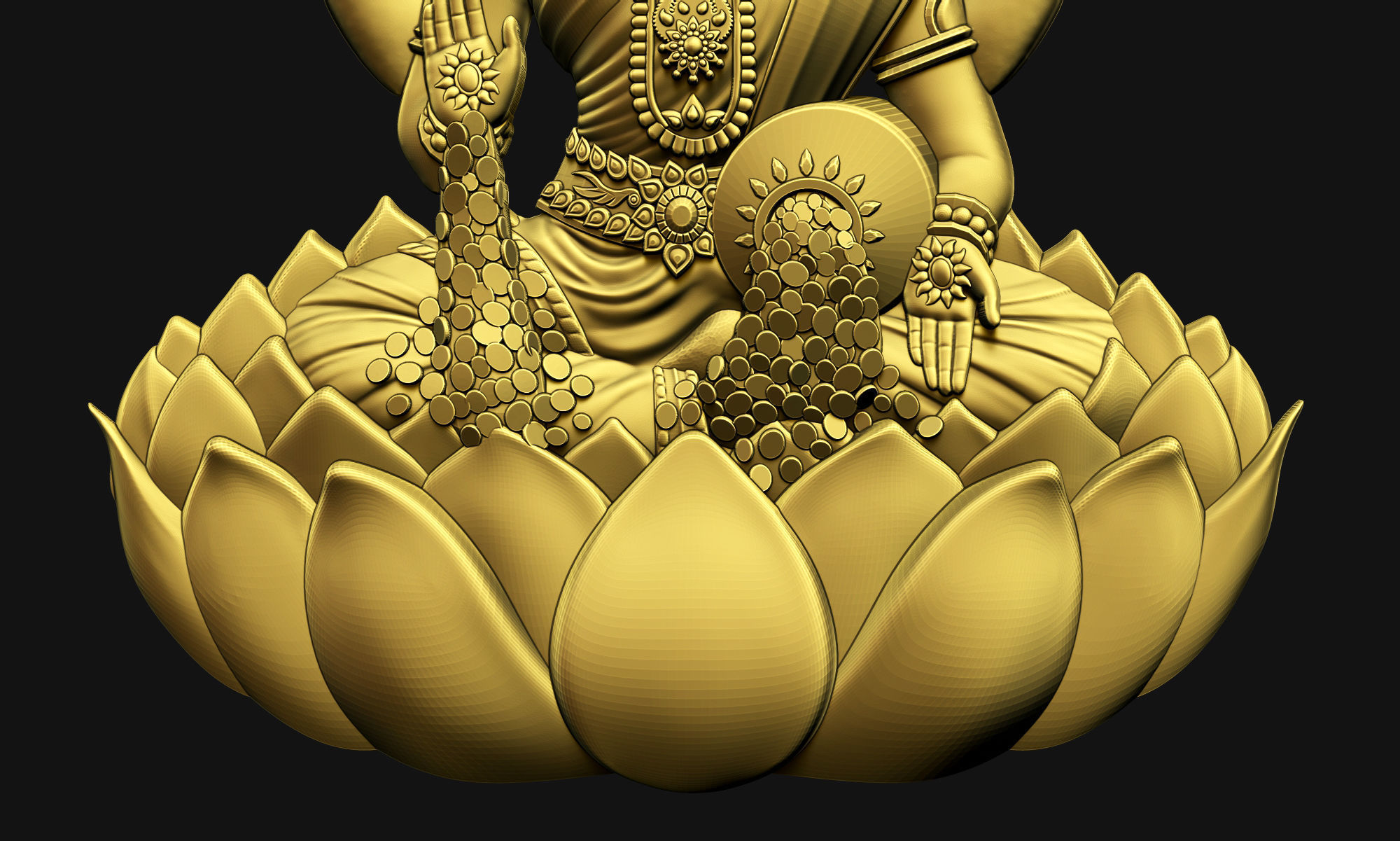 Laxmi Ji Welcome Model 3D Model Collection_15