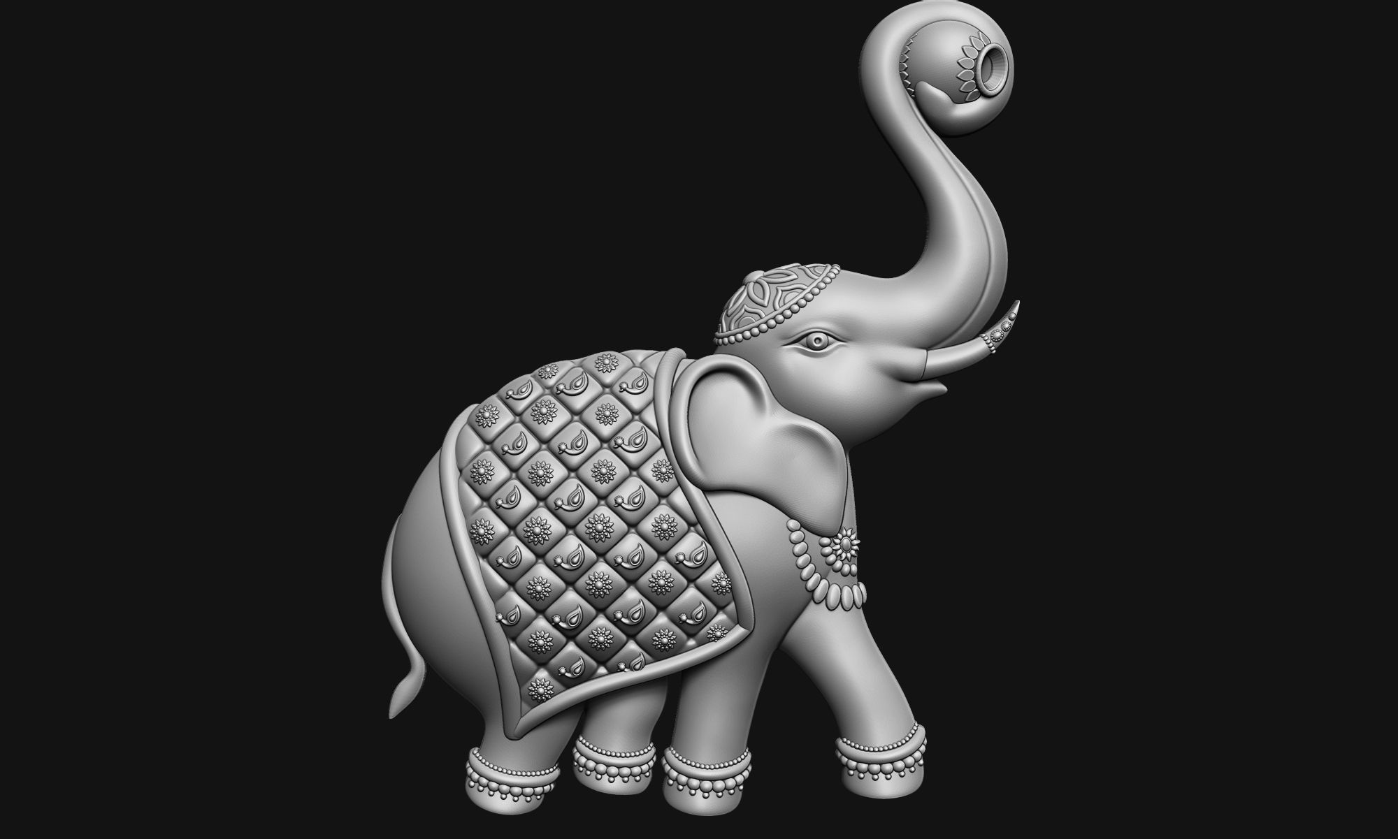 Laxmi Ji Welcome Model 3D Model Collection_3