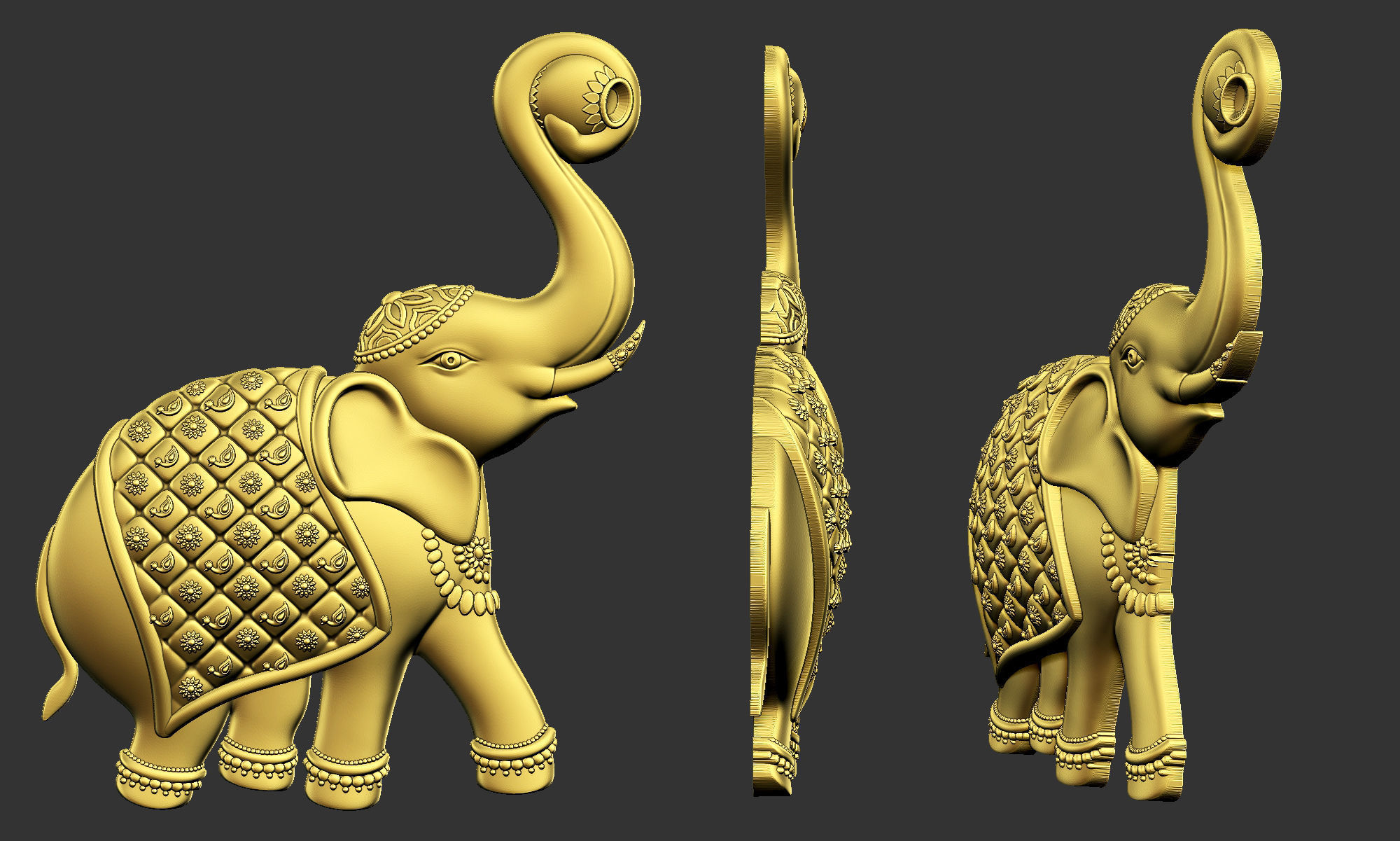 Laxmi Ji Welcome Model 3D Model Collection_7