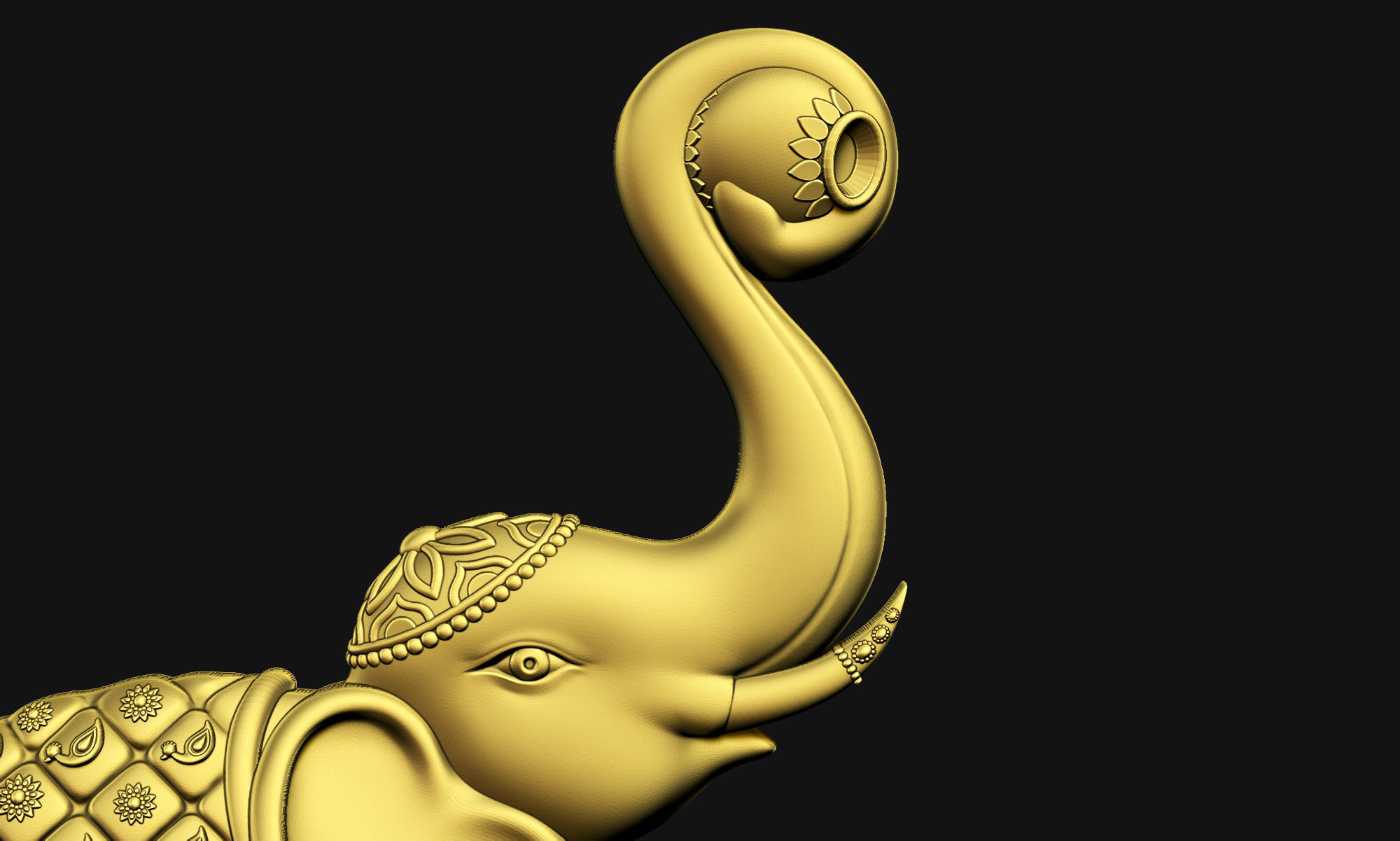 Laxmi Ji Welcome Model 3D Model Collection_6