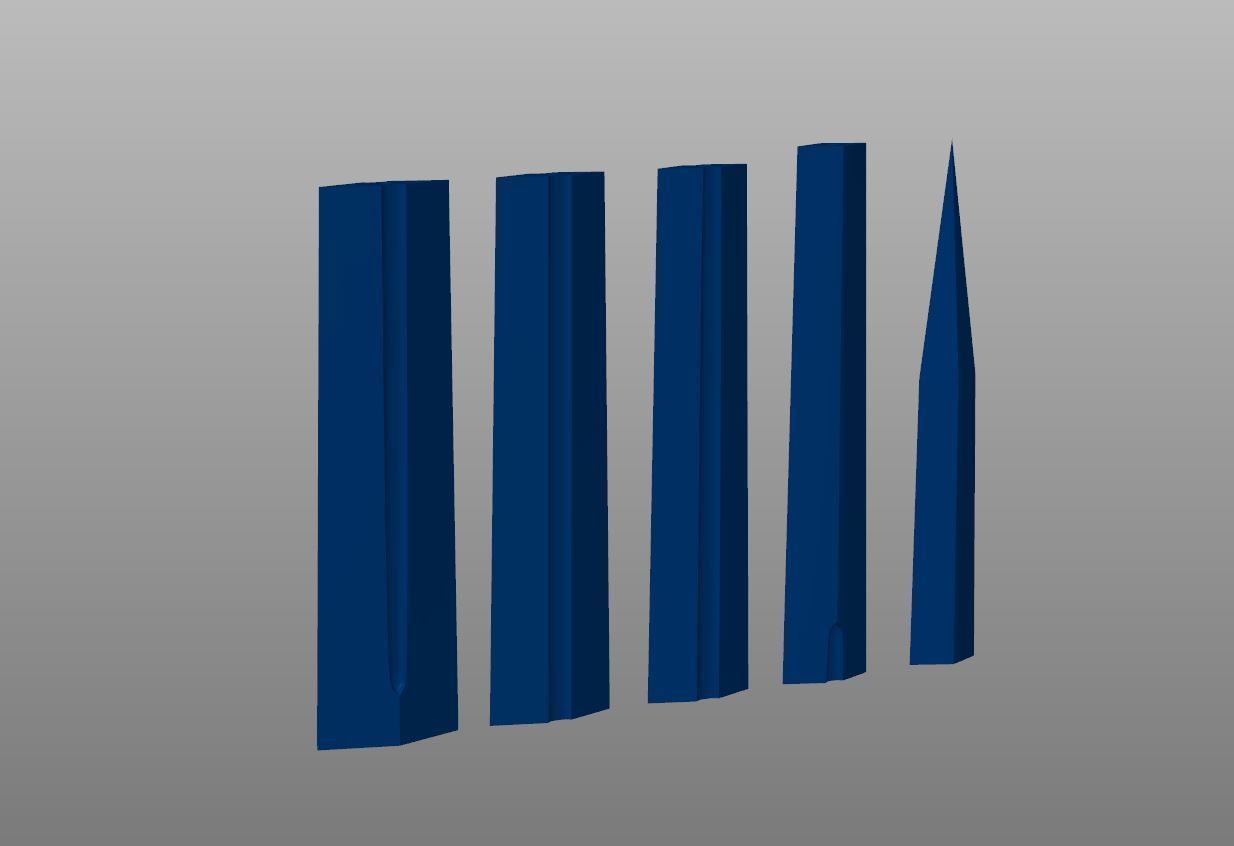 Witcher Gear Wolf School Enhanced Silver sword  3D print model_18