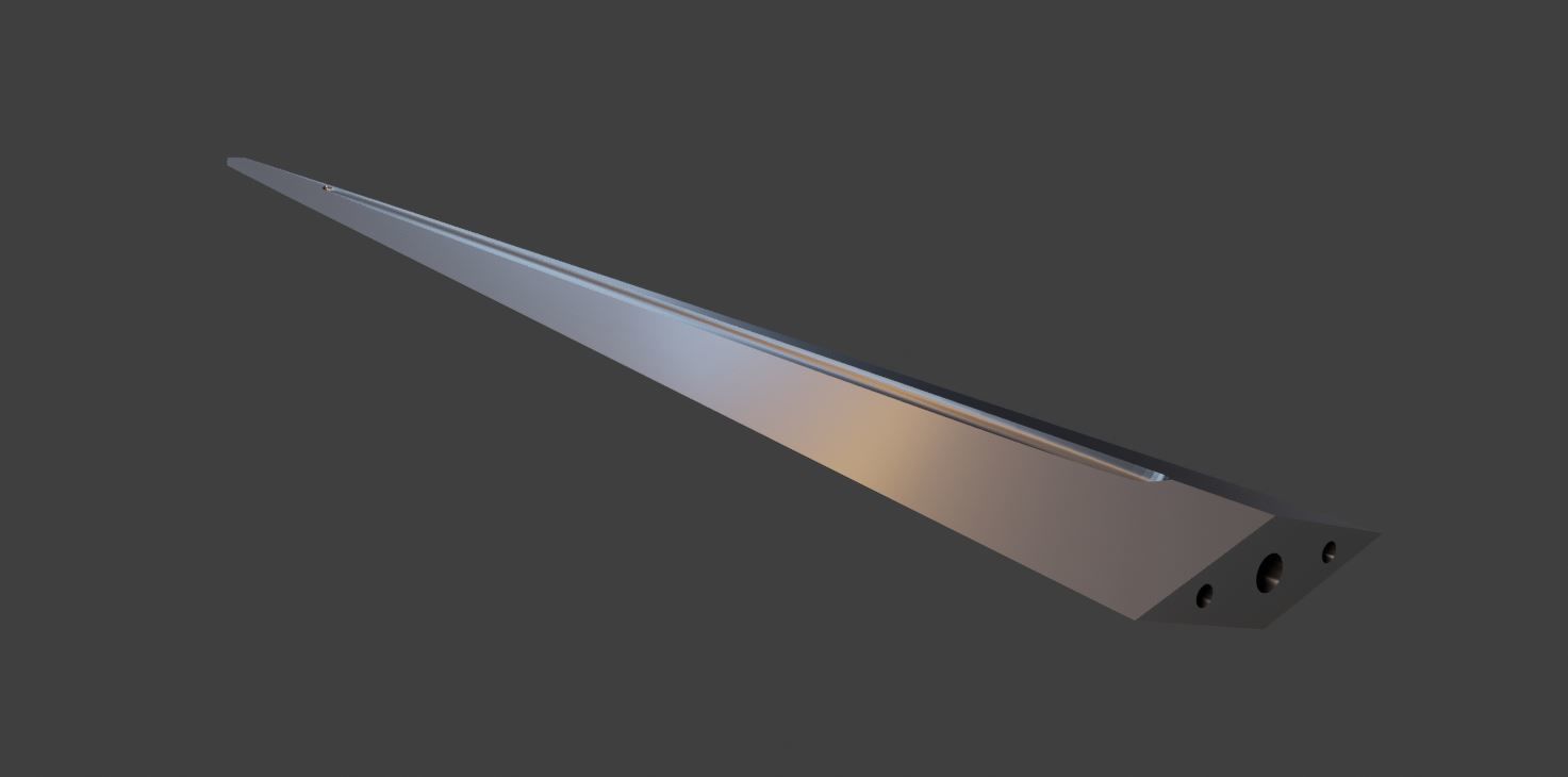 Witcher Gear Wolf School Enhanced Silver sword  3D print model_16