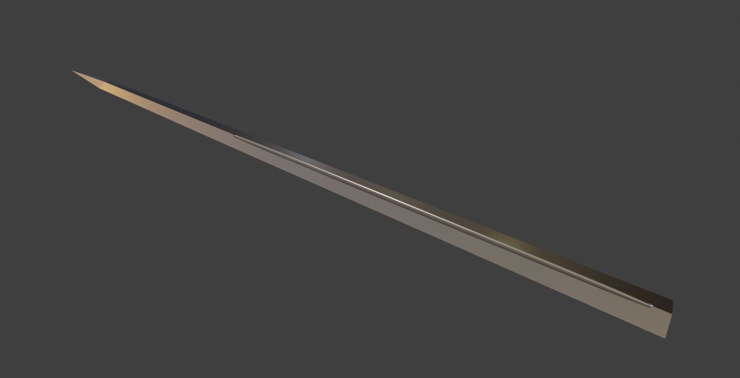 Witcher Gear Wolf School Enhanced Silver sword  3D print model_15