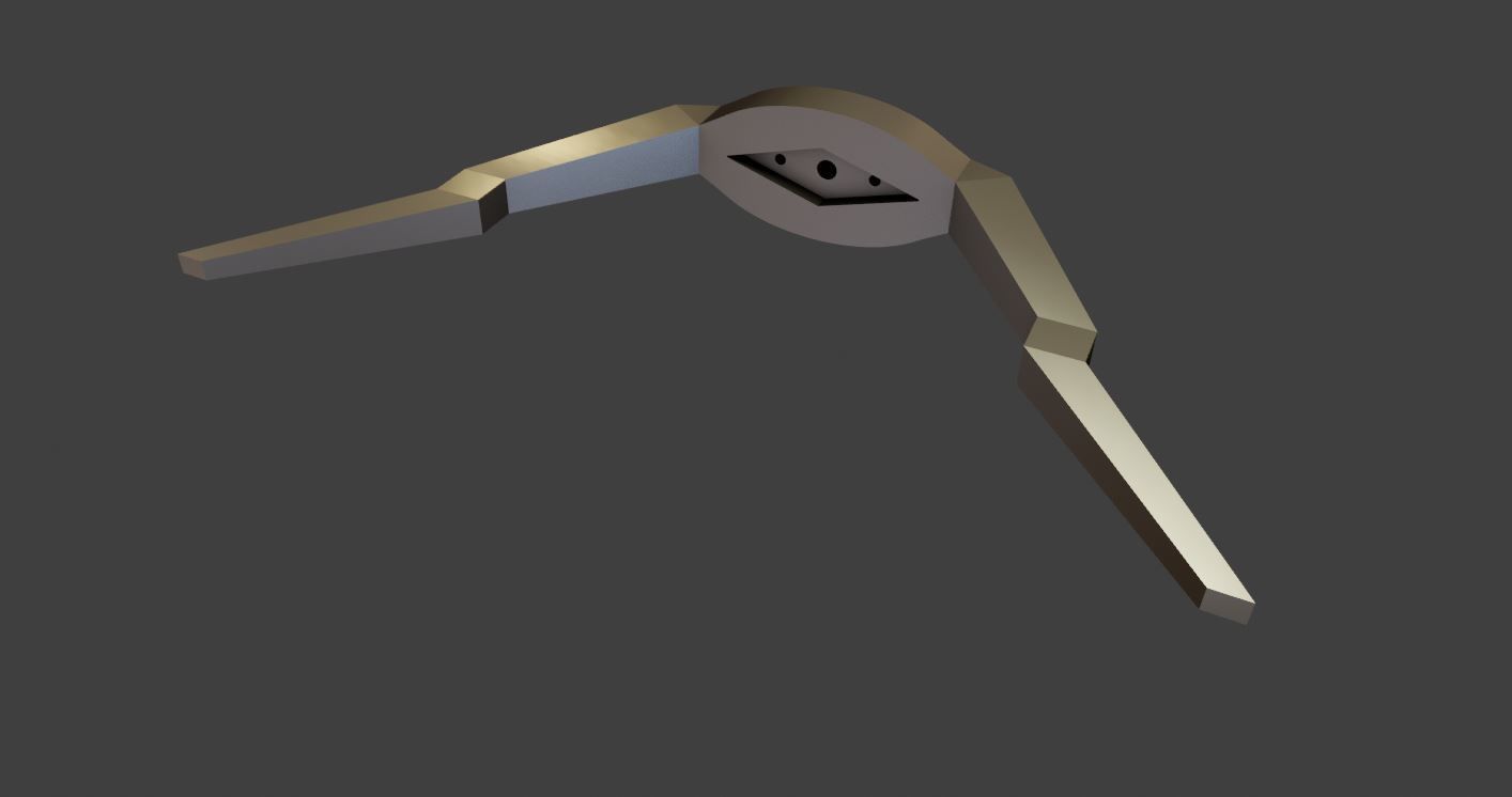 Witcher Gear Wolf School Enhanced Silver sword  3D print model_11