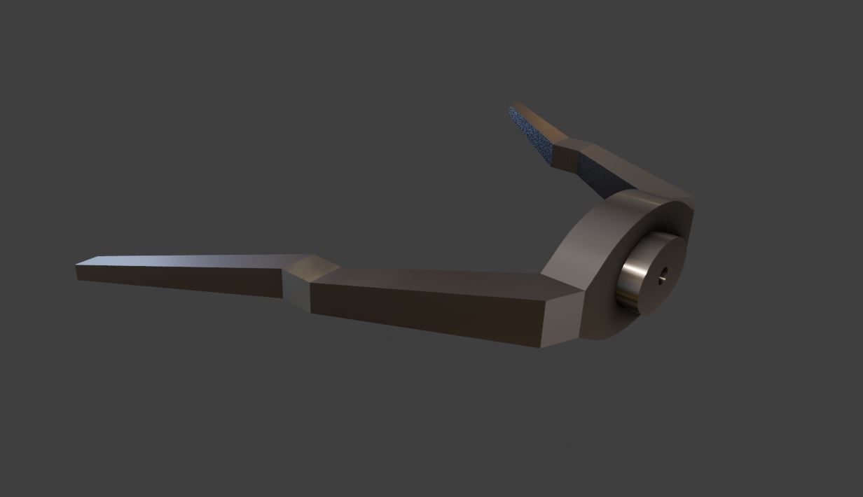 Witcher Gear Wolf School Enhanced Silver sword  3D print model_12