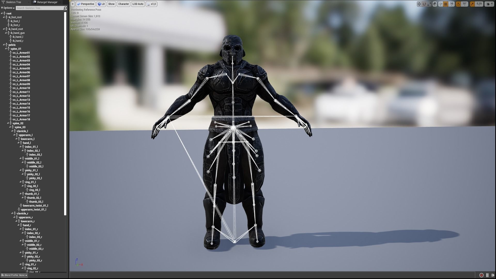 lowpoly Skeleton Berserker Low-poly 3D model_18