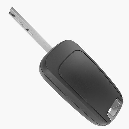 Car Key Low-poly 3D model 3