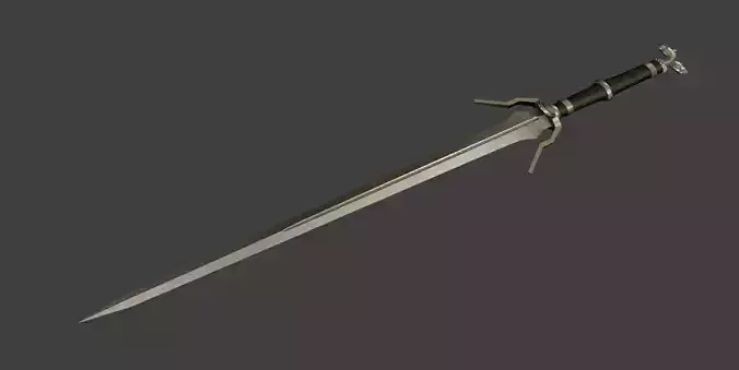 Witcher Gear Wolf School Superior Silver sword 