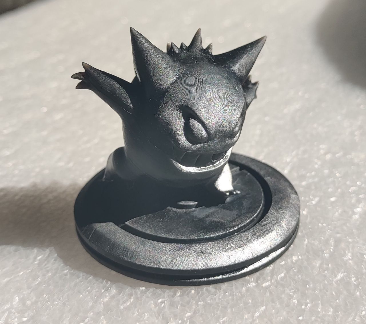 Gengar model and base 3D print model_2