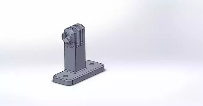 Action camera bracket 3D print model