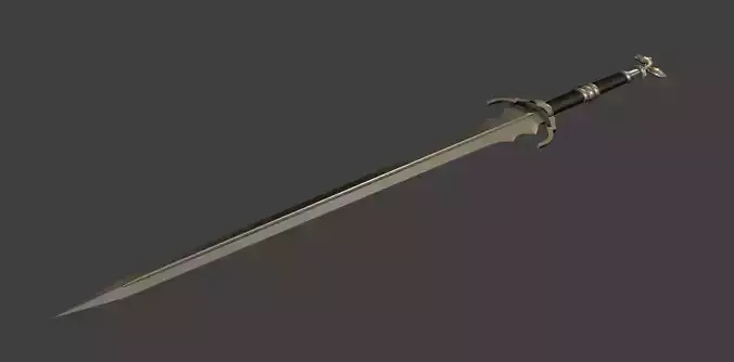 Witcher Gear Wolf School Mastercrafted Silver sword 