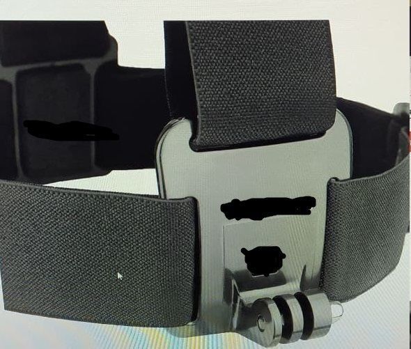 Head Strap Belt Holder Mount Bracket for action camera 3D print model_5