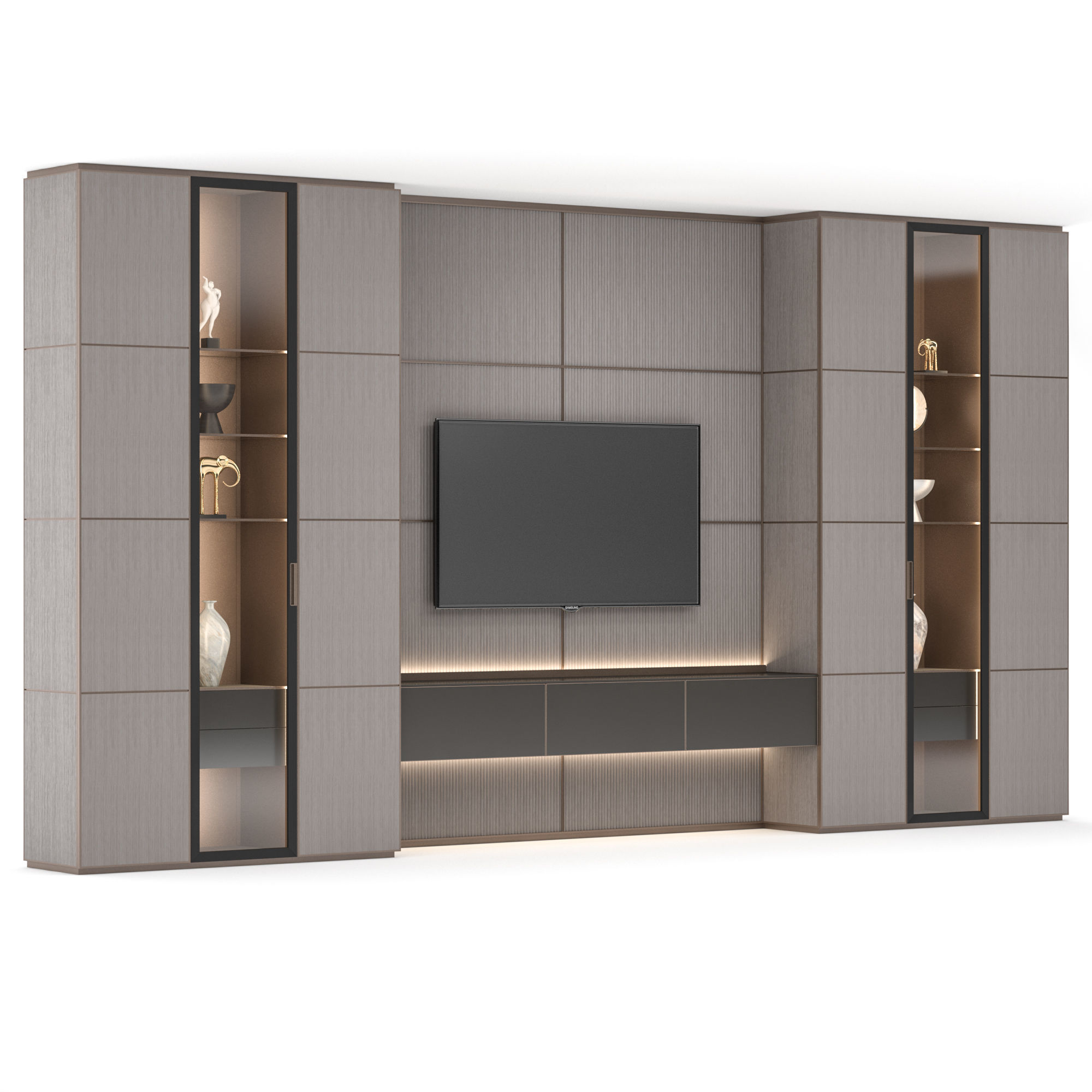 Rimadesio Modulor TV group 3D model_2