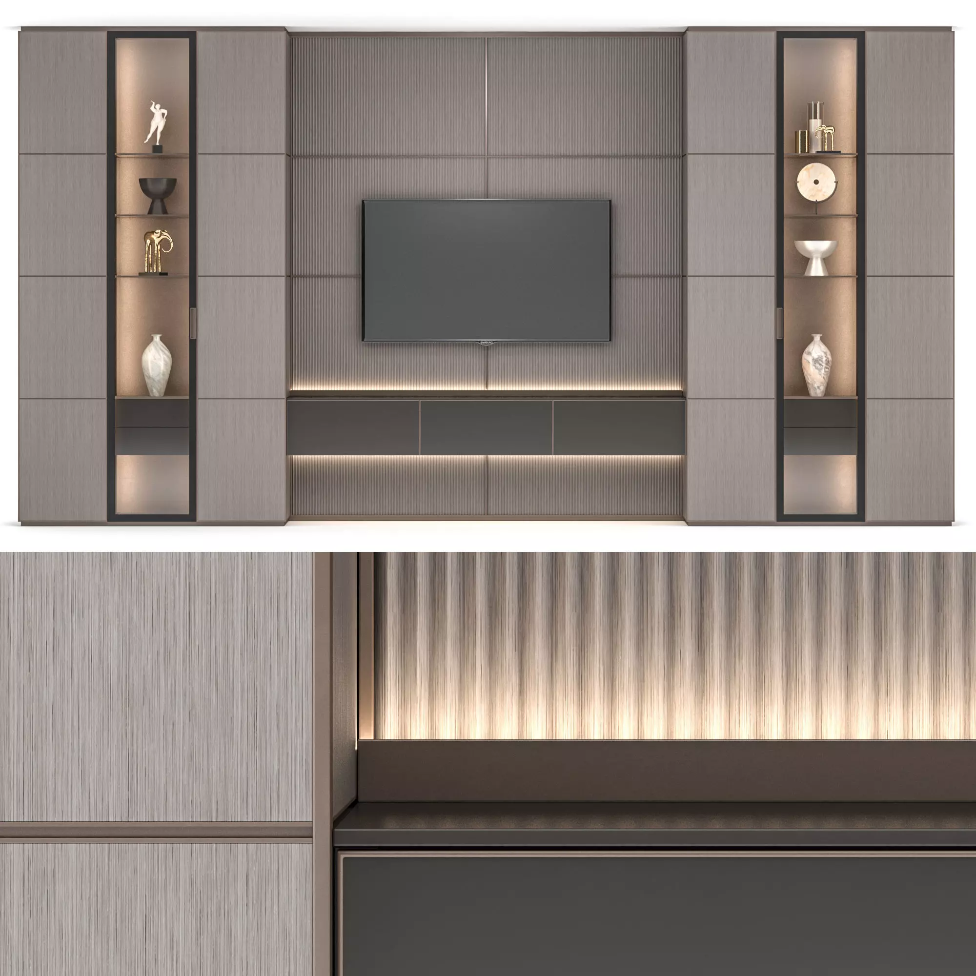 Rimadesio Modulor TV group 3D model_0