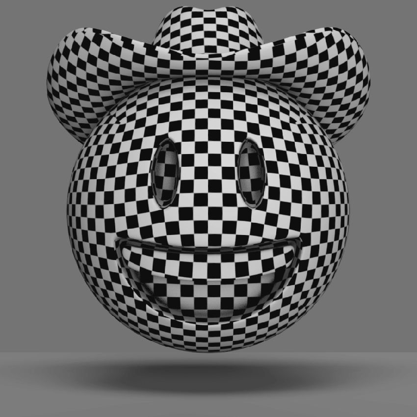 3D Emoji - Cowboy Low-poly 3D model_8