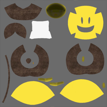 3D Emoji - Cowboy Low-poly 3D model_9