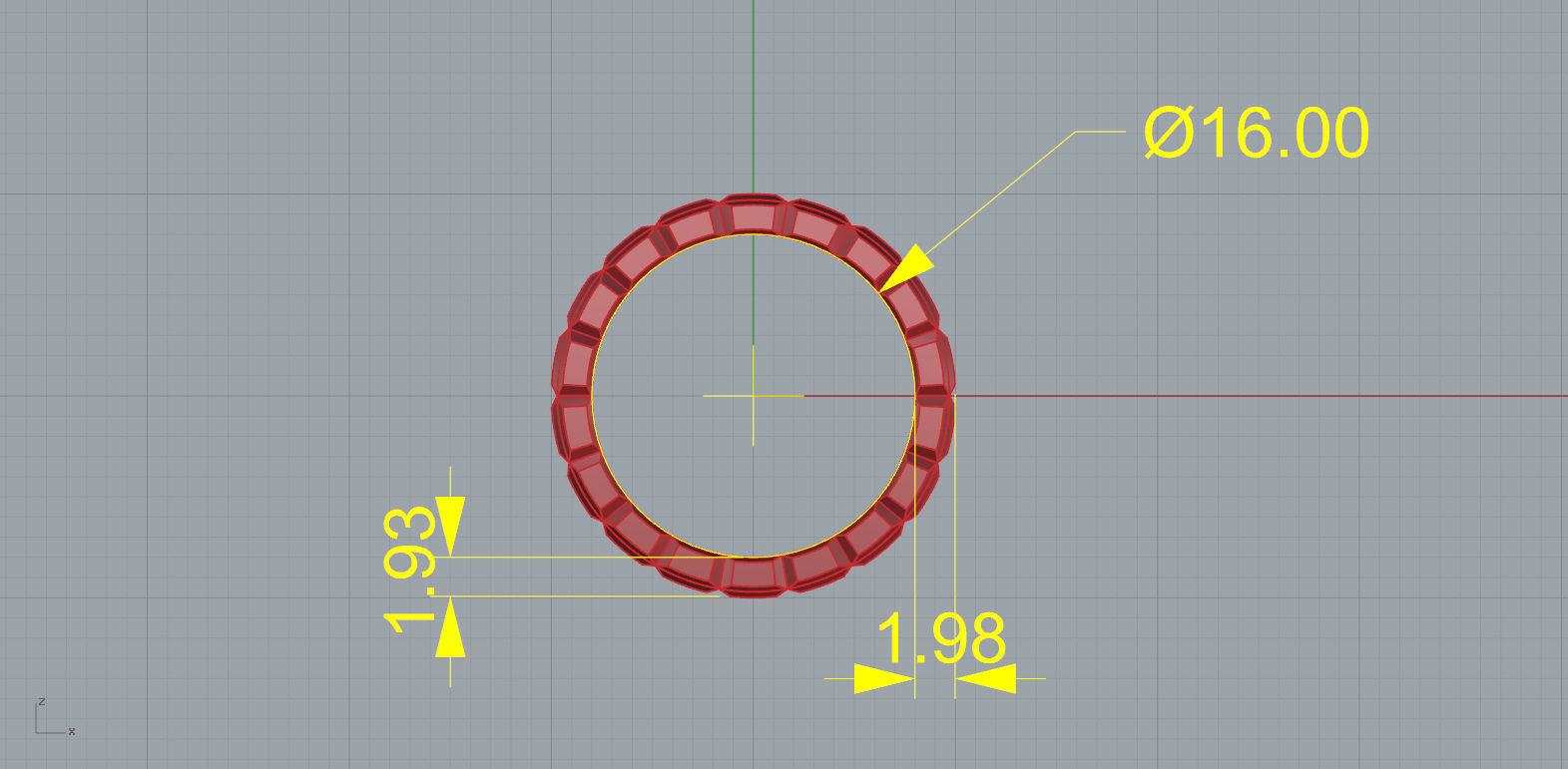 Chopard 2 rings 3D print model_9