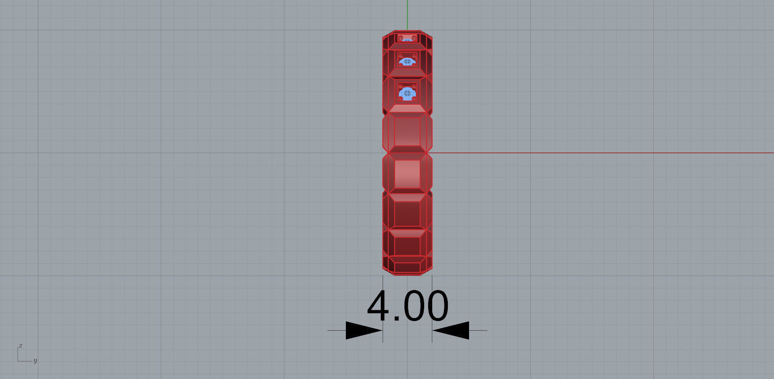Chopard 2 rings 3D print model_10
