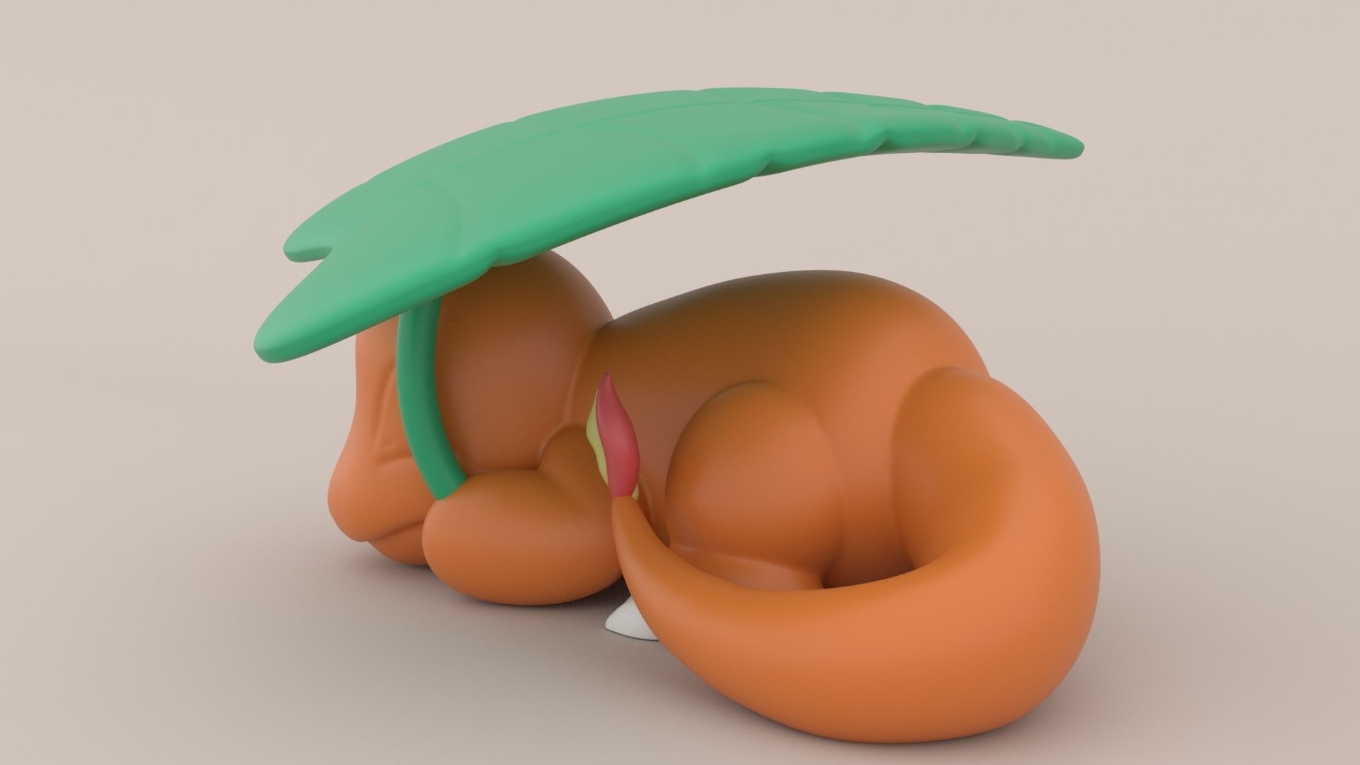 Abandoned Charmander - Pokemon 3D Print Model 3D print model_2
