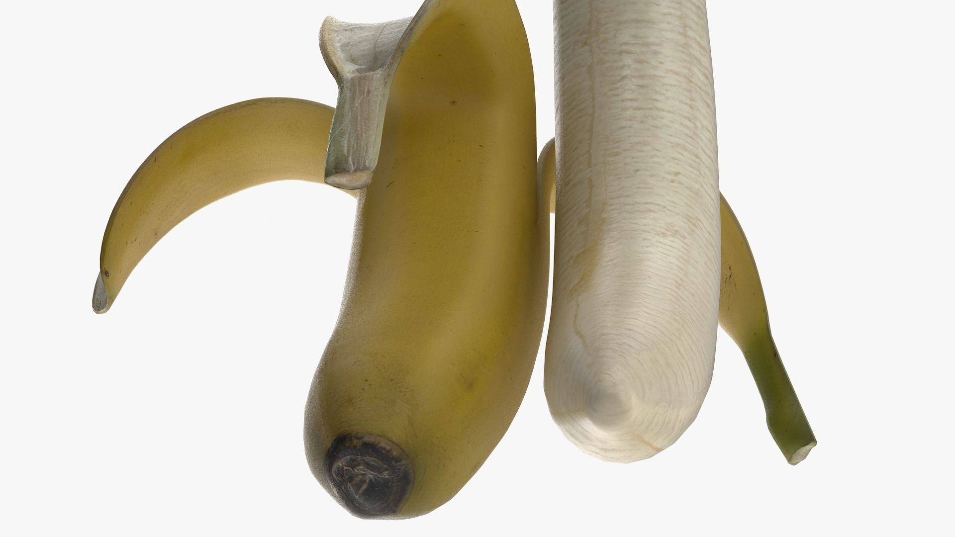 Banana Low-poly 3D model_8