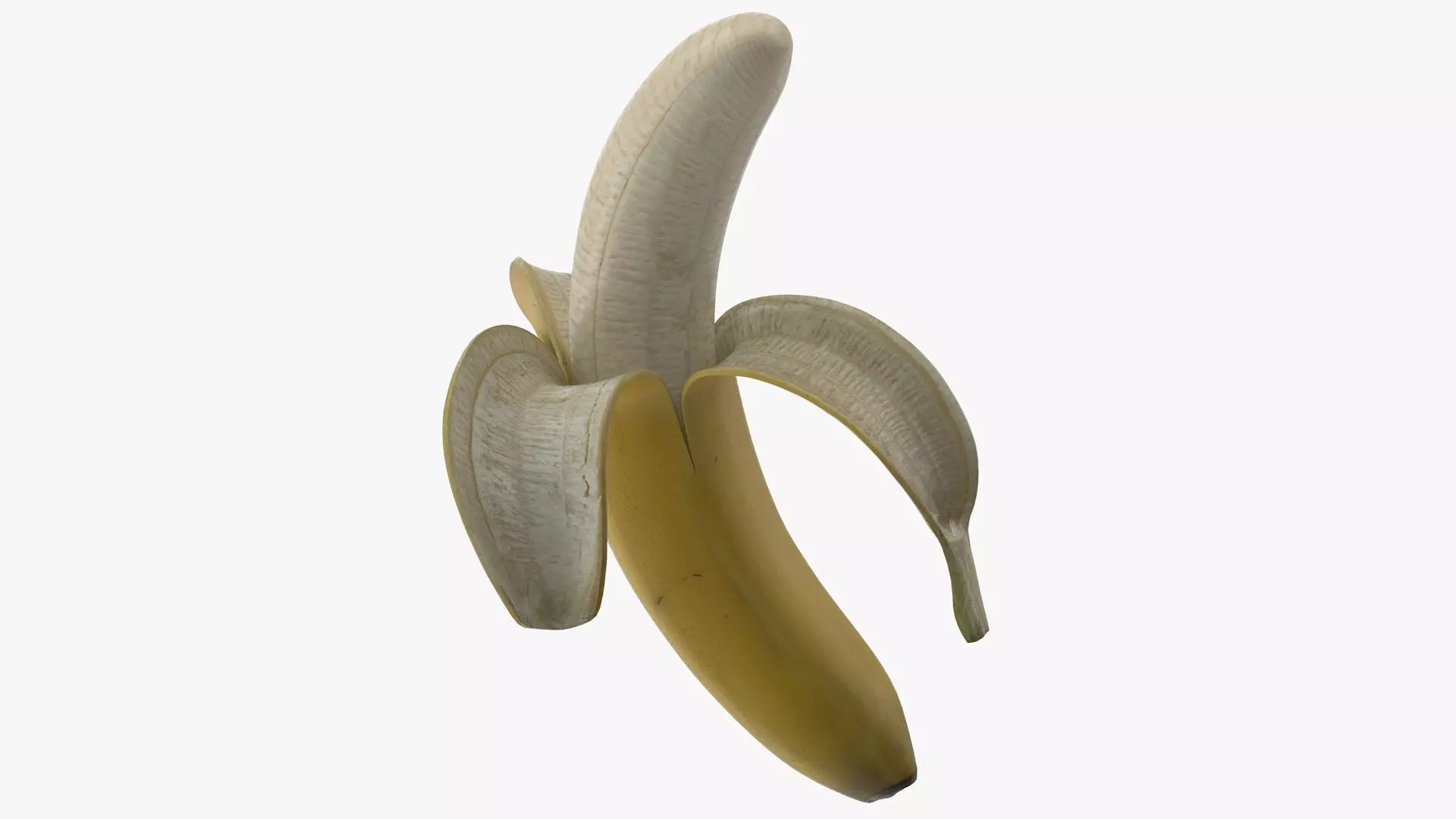 Banana Low-poly 3D model_0