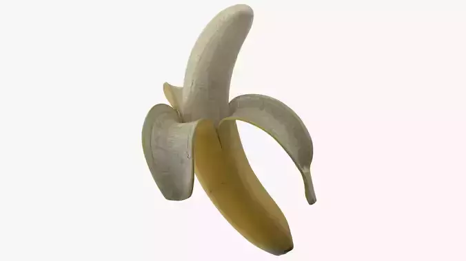 Banana Low-poly 3D model