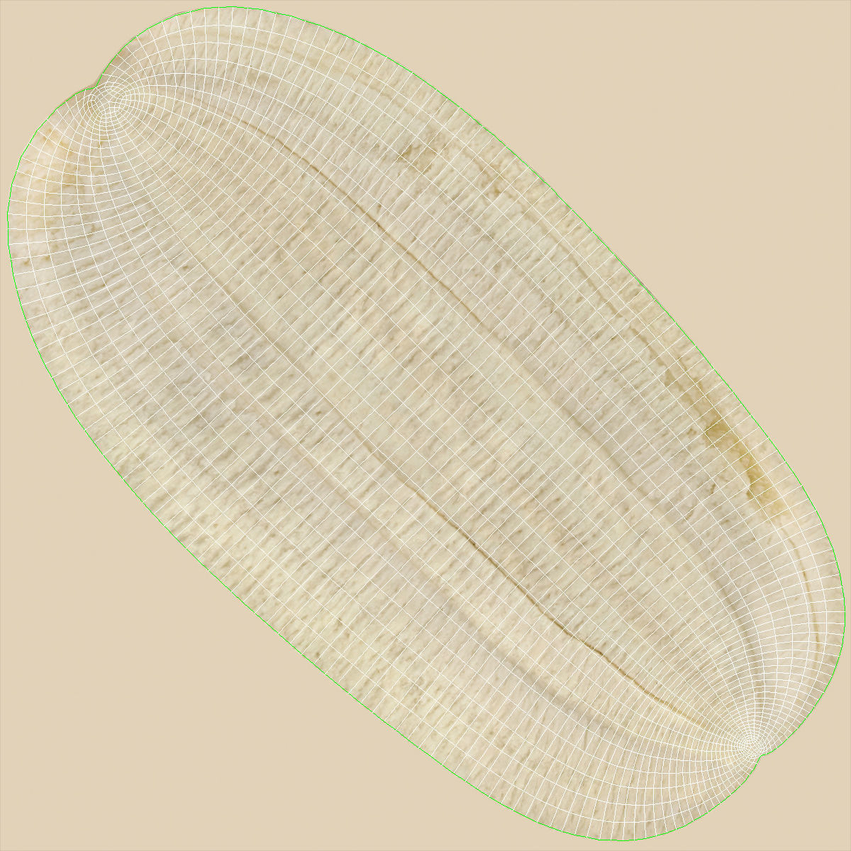 Banana Low-poly 3D model_12