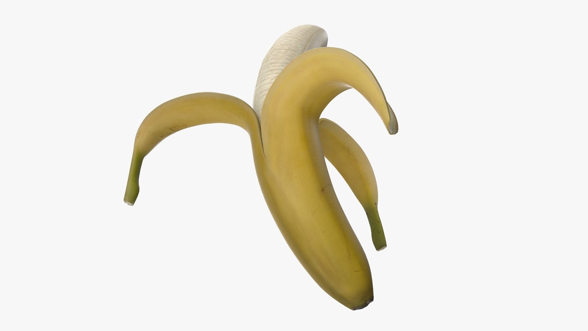 Banana Low-poly 3D model_6