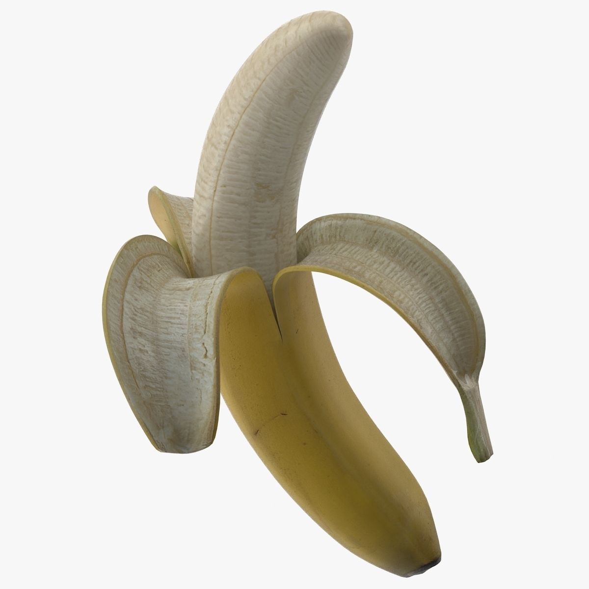Banana Low-poly 3D model_1