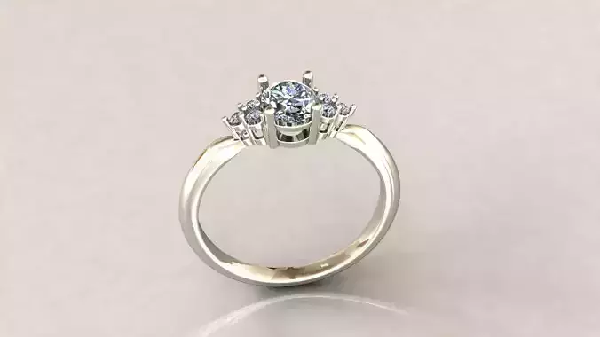 Oval Diamond Engagement ring