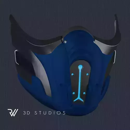 MK11 Sub-Zero Mask V6 - STL File