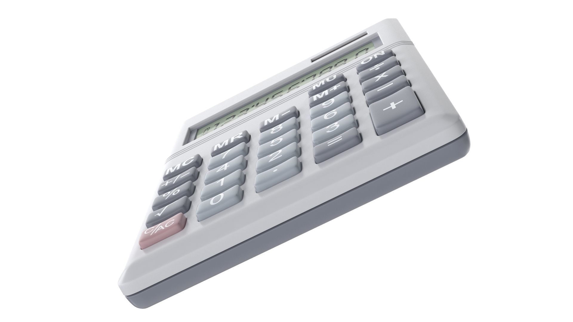 Calculator tablet holder Low-poly 3D model_5