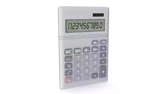 Calculator tablet holder